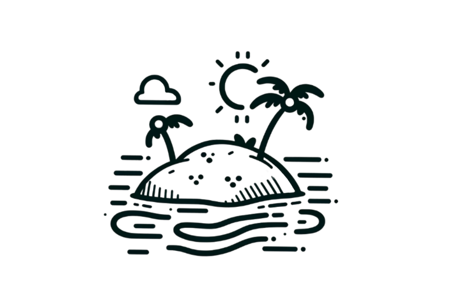 Island doodle tracing base (lower opacity)
