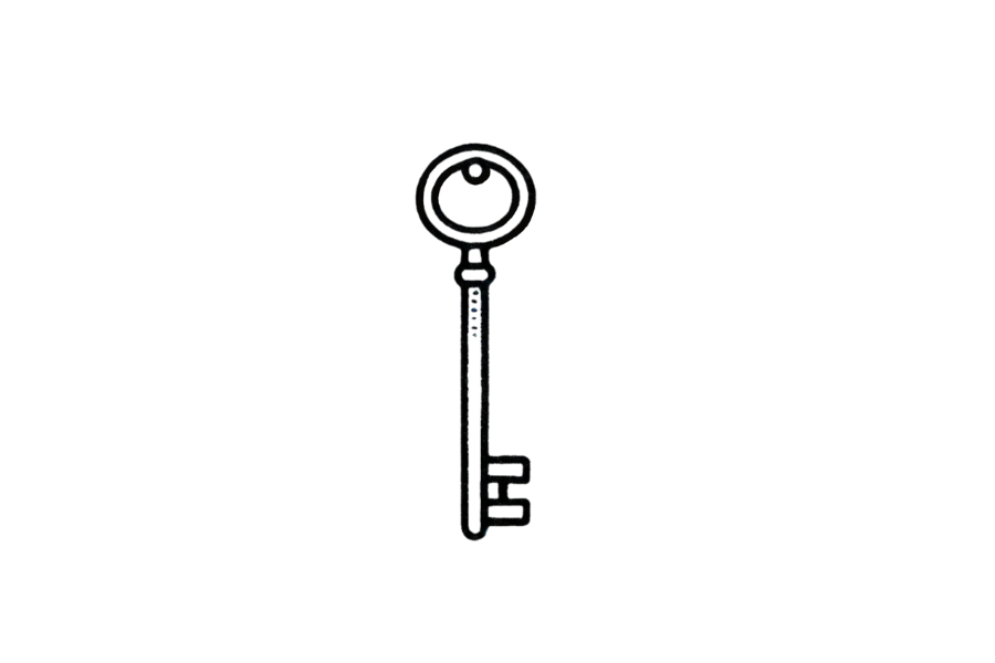 Key doodle tracing base (lower opacity)