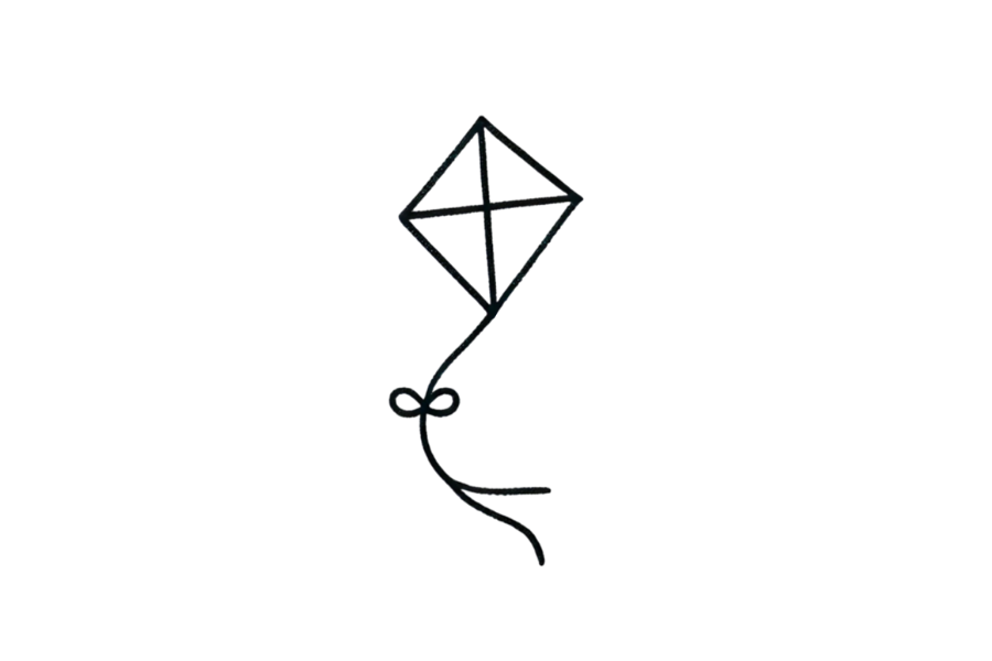Kite doodle tracing base (lower opacity)