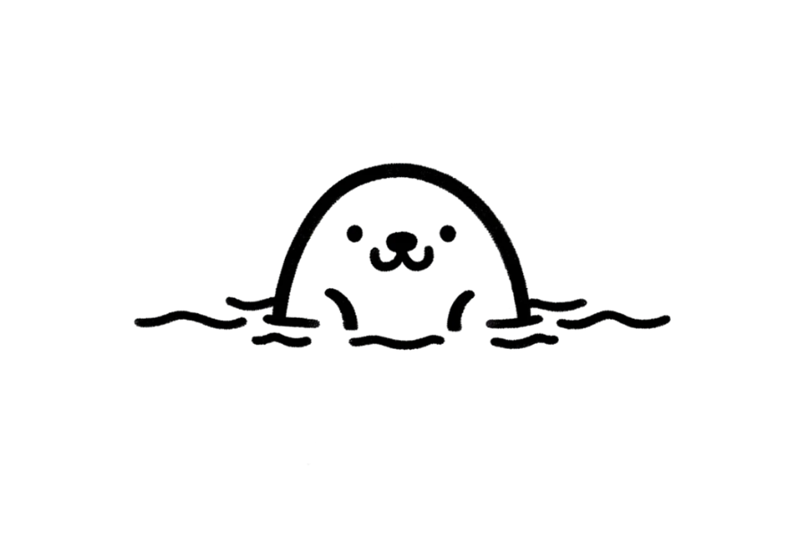 Seal doodle tracing base (lower opacity)