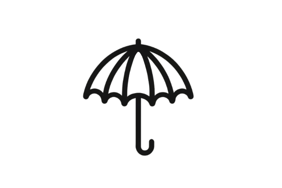 Umbrella doodle tracing base (lower opacity)